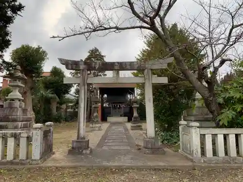 行逢神社の鳥居