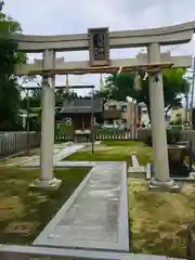 堤根神社の鳥居