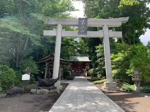 富士山東口本宮 冨士浅間神社の鳥居