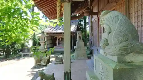 鮑玉白珠比咩命神社の本殿