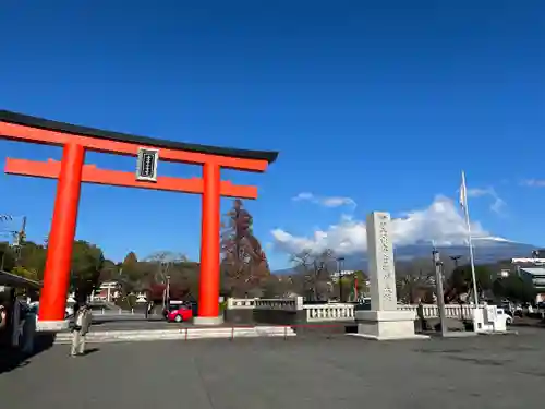 富士山本宮浅間大社の鳥居