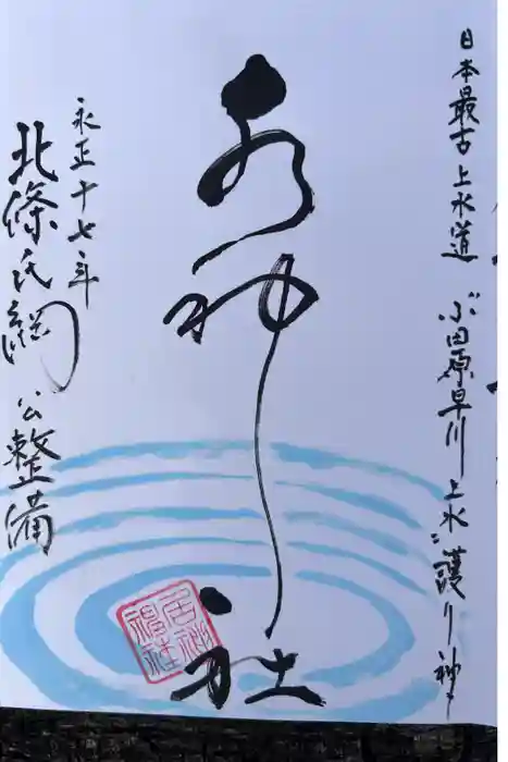 水神社の御朱印