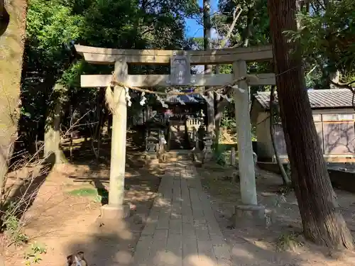 雷電神社の鳥居