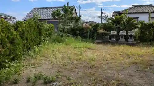 加麻土神社の庭園