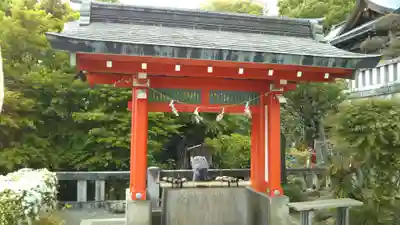 足利織姫神社の手水舎