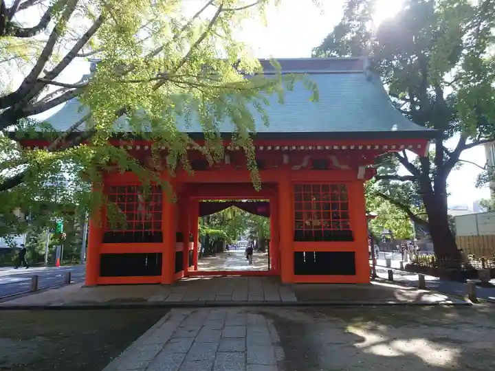 葛飾八幡宮の山門・神門