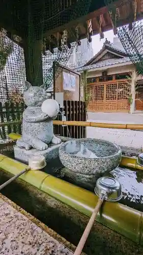 白山神社の手水