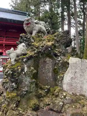 富士山東口本宮 冨士浅間神社の狛犬