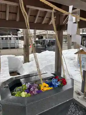 新琴似神社の手水舎