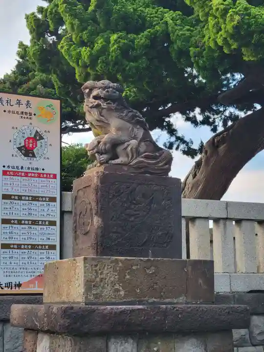 森戸大明神(森戸神社)の狛犬