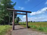 上更別神社の鳥居