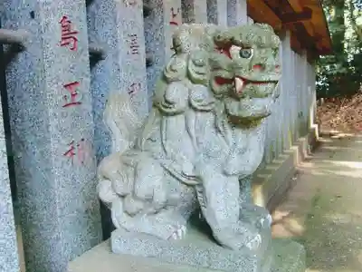 素鵞熊野神社の狛犬