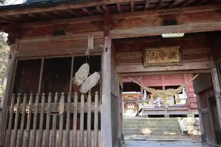 田村神社の山門・神門