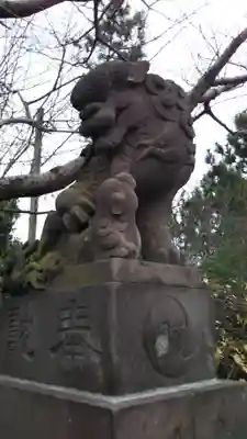 検見川神社の狛犬