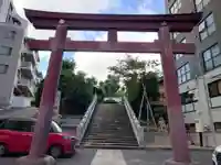 白金氷川神社の鳥居