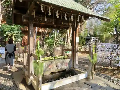 市谷亀岡八幡宮の手水舎