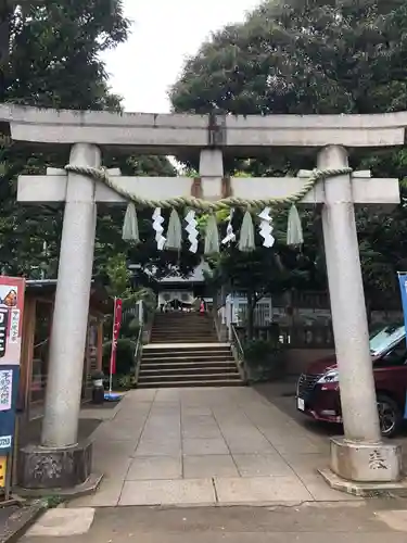 太子堂八幡神社の鳥居