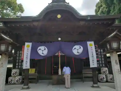 久留米宗社　日吉神社の本殿