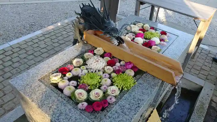 川越八幡宮の手水舎