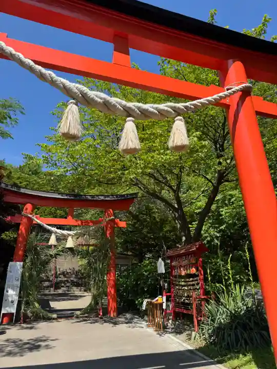 虻田神社の鳥居