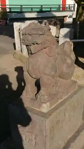 多摩川諏訪神社の狛犬