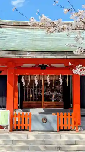 麻布氷川神社の本殿・本堂