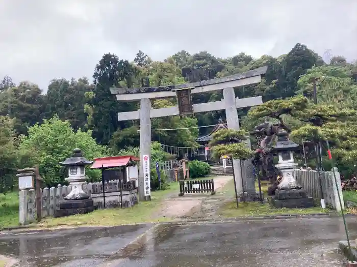 海津天神社の鳥居