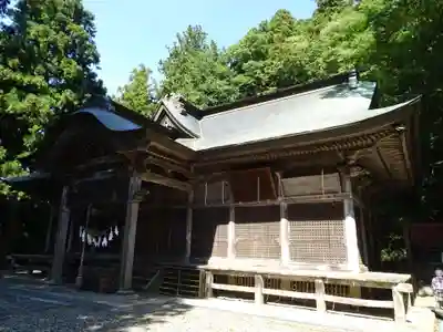 木幡山隠津島神社(二本松市)の本殿・本堂