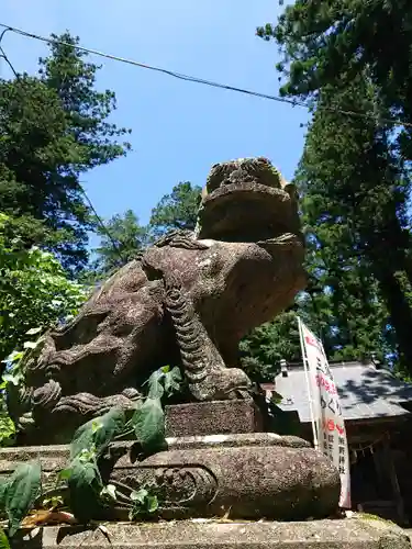 熊野神社の狛犬