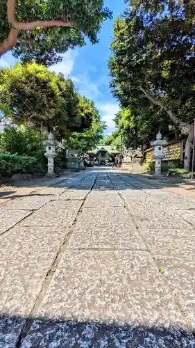 菊田神社の景色