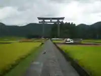大斎原(熊野本宮大社旧社地)の鳥居