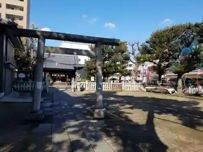 竹塚神社の鳥居