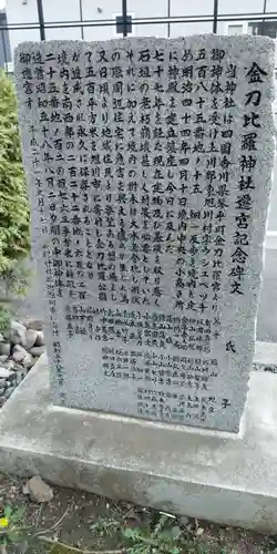 金刀比羅神社の歴史