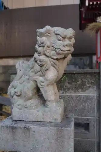 小梳神社の狛犬