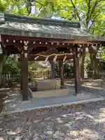 溝旗神社(肇國神社)の手水舎