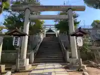 西向天神社の鳥居