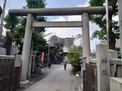 堀切天祖神社の鳥居