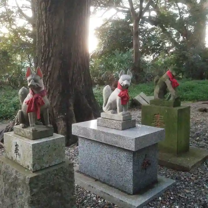 息栖神社の狛犬