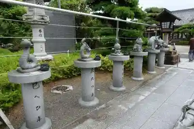 田村神社の狛犬