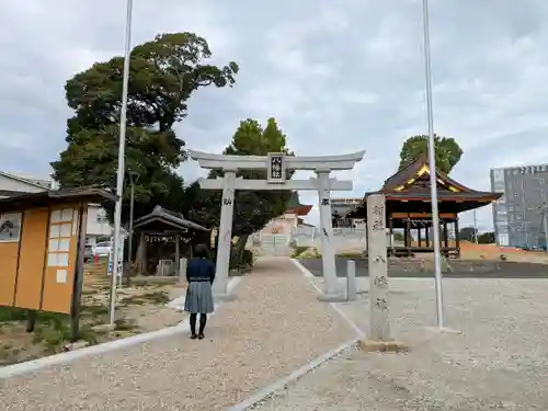 土橋八幡社の鳥居