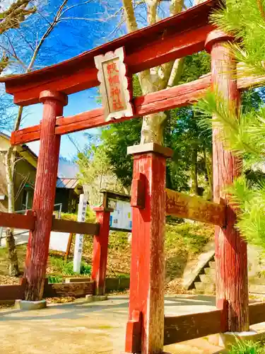 蛟蝄神社門の宮の鳥居