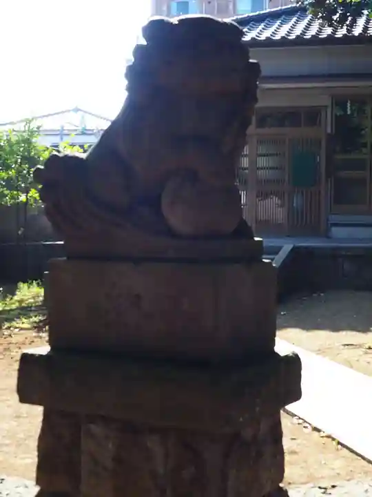 馬込天祖神社の狛犬