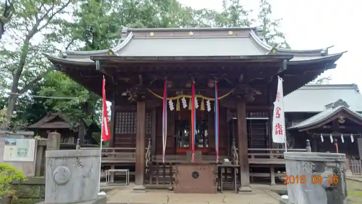 豊玉氷川神社の本殿・本堂
