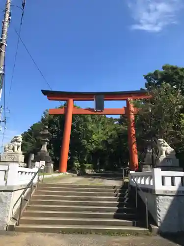 稲毛浅間神社の鳥居