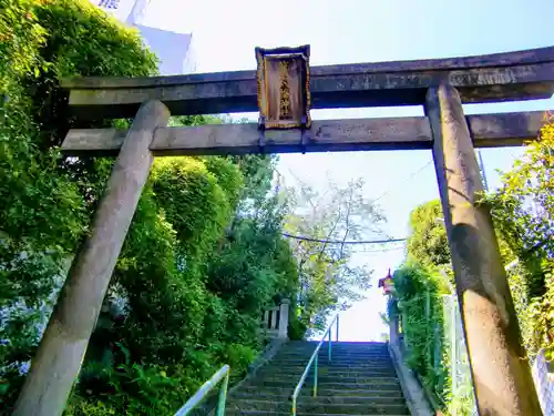 筑土八幡神社の鳥居