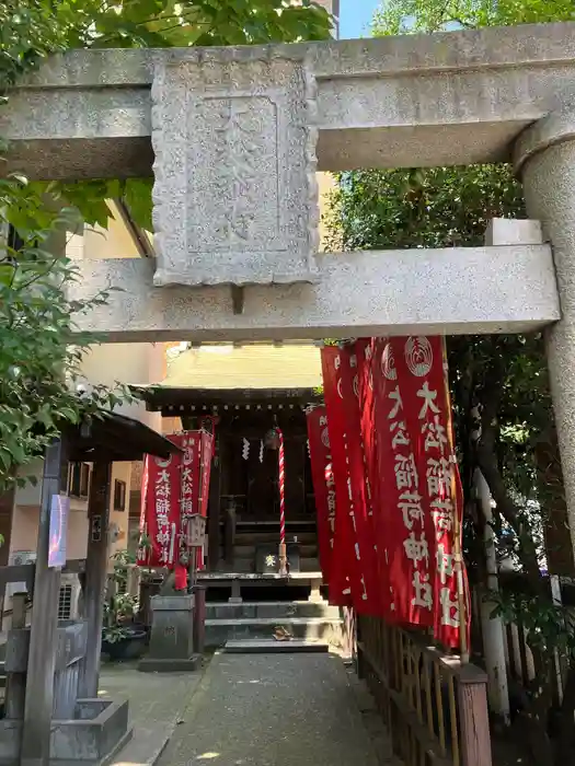 大松稲荷神社の鳥居