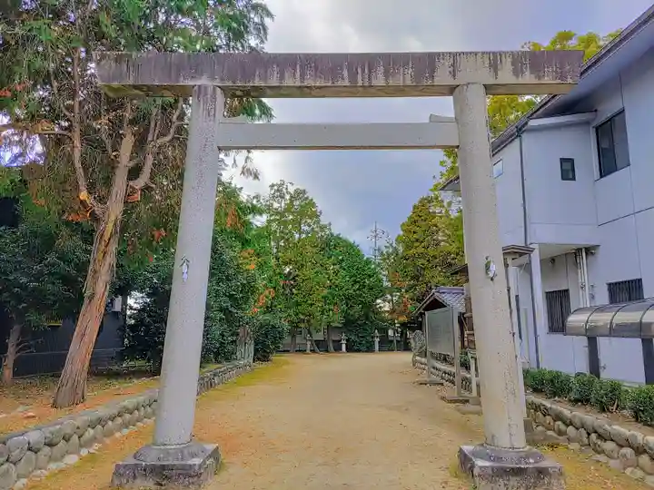 小口神社(城屋敷)の鳥居
