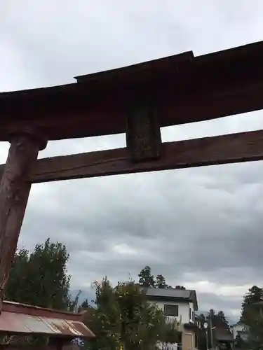 神部神社の鳥居