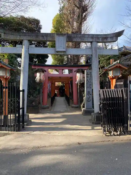 花園稲荷神社の鳥居