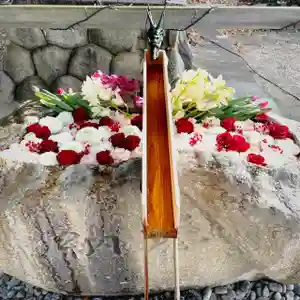 都波岐奈加等神社の手水舎(2022年01月09日(日) 16時00分17秒投稿)